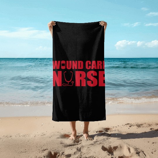 Great Wound Care Nurse Outfit Love Nursing Beach Towels