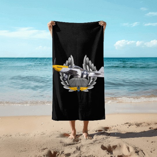 P-51 Beach Towels