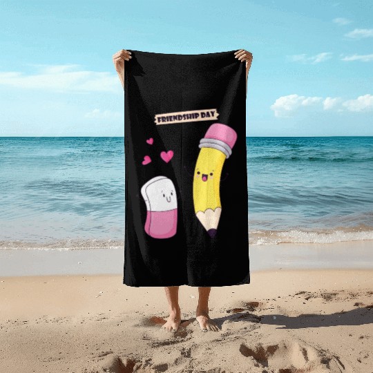 HELLO KINDERGARTEN - FRIENDSHIP DAY Beach Towels