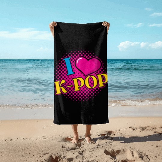K-Pop K-drama Korean Music KPop Kdrama Gift Beach Towels
