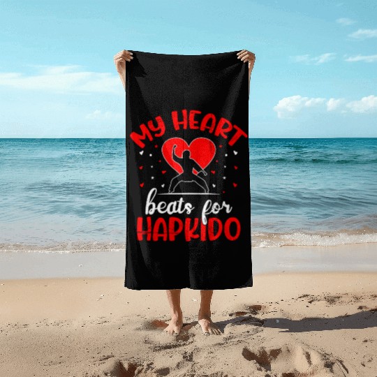 Hapkido Mixed Martial Arts Korean Martial Artist Beach Towels
