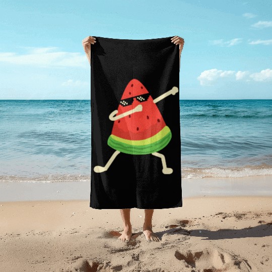 Dabbing Watermelon Melon summer Fruit Lover Beach Towels