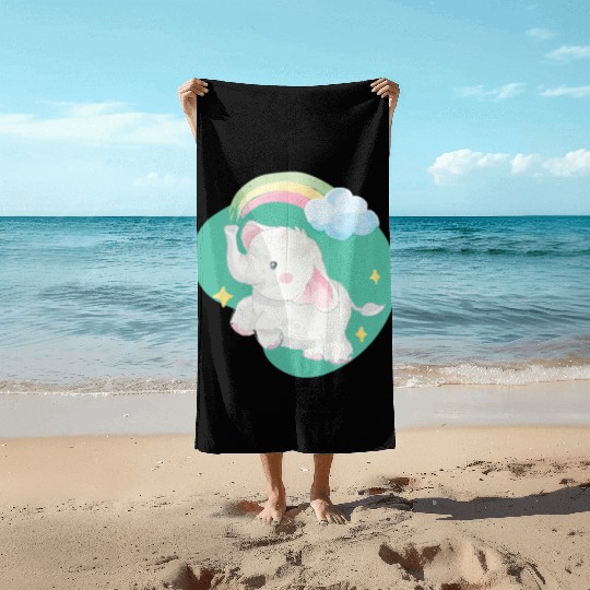 Elephant Lover Wildlife Animal Zoo Zookeeper Beach Towels