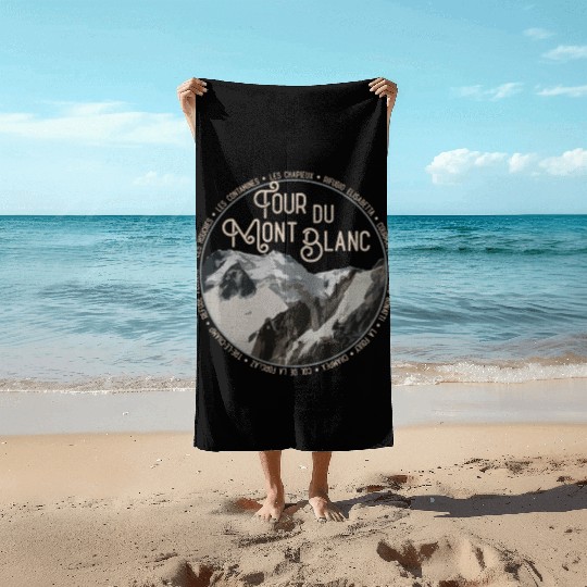 Tour Du Mont Blanc Gear European Hiking Trail Hike Beach Towels