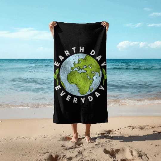 Earth Day Everyday Earth Day Beach Towels