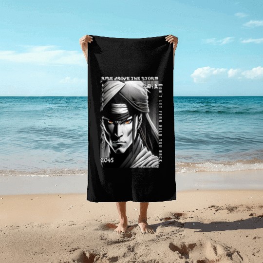 Rise Above The Storm Beach Towels