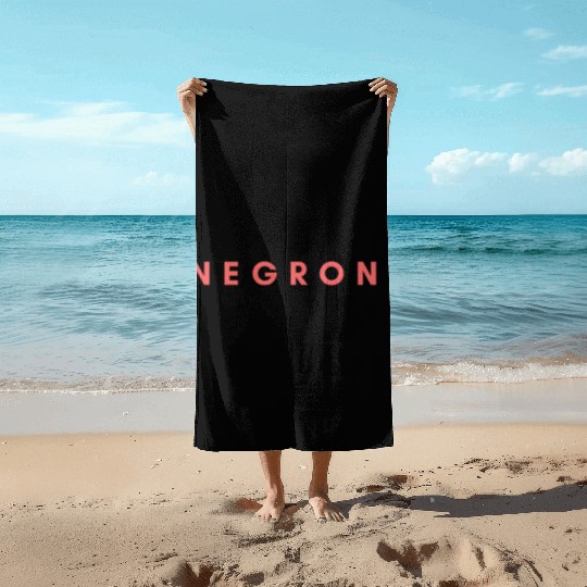 Negroni Cocktail Bartender Drink Stylish Party Ape Beach Towels