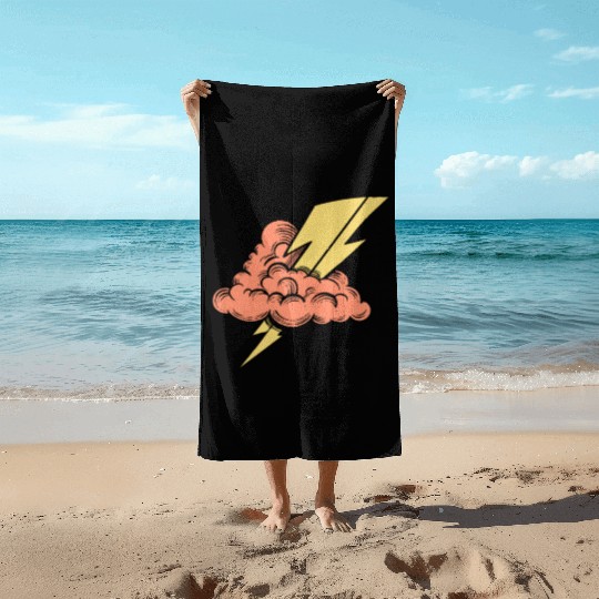 Lightning Bolt Beach Towels