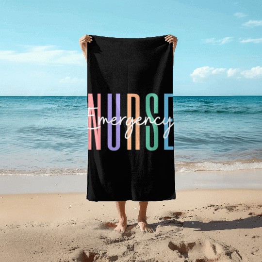 Er Nurse Emergency Room Nurse Registered Nurse Beach Towels