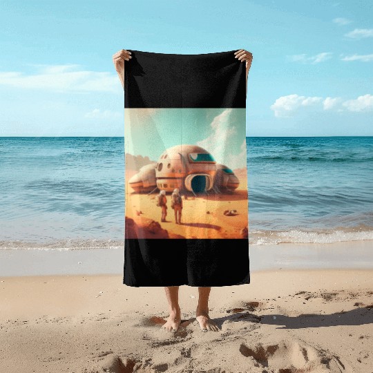 mars Beach Towels
