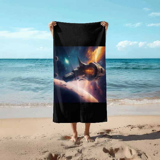 mars Beach Towels