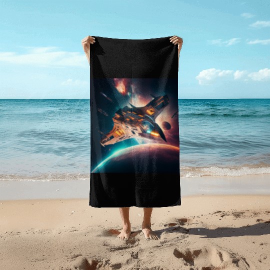 mars Beach Towels