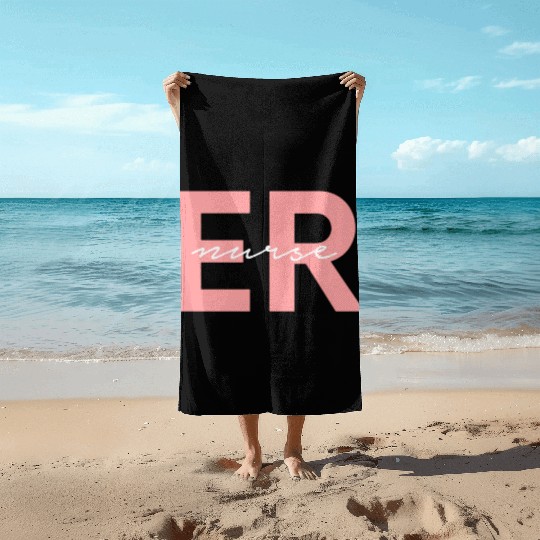 Er Nurse Emergency Room Registered Nurse Beach Towels
