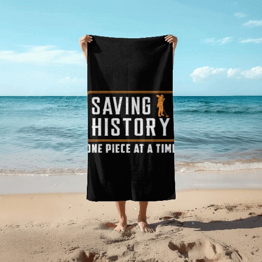 Metal Detecting Saving History For Metal Detectori Beach Towels