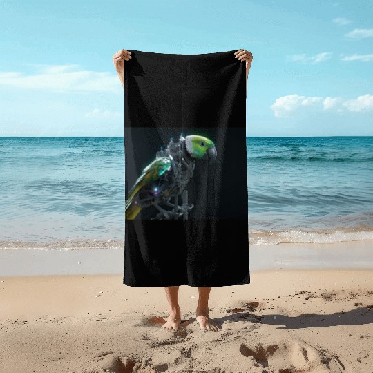 Digital Paradise Beach Towels