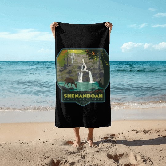 shenandoah national park Beach Towels
