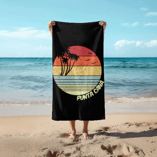 Punta Cana Dominican Republic Vacation Beach Towels