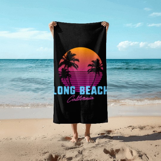 Long Beach California Beach Towels