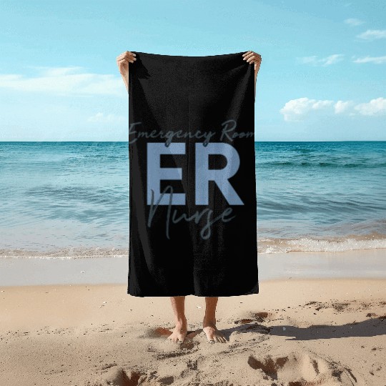 Er Nurse Emergency Room Nurse Registered Nurse Beach Towels