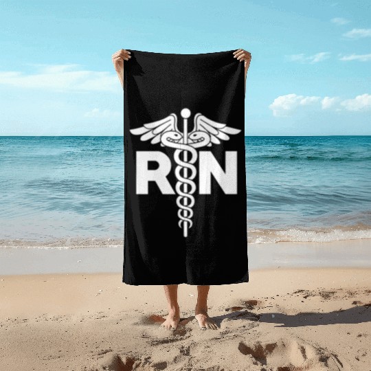 Registered Nurse Rn Hospital Staff For Nurses Beach Towels