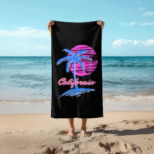 California Beaches 80S Beach Towels