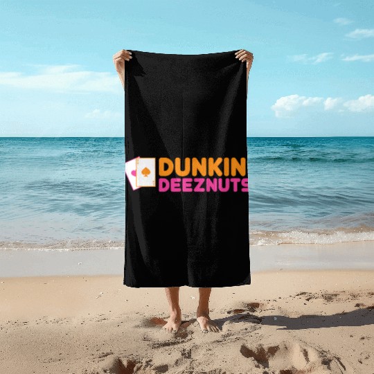 Dunkin Deez-Nuts Pocket Aces Beach Towels