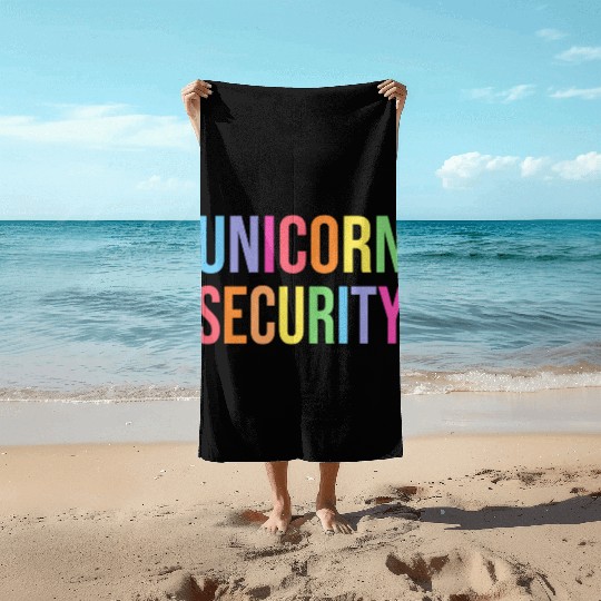 Uorn Security Dad Mom Daughter Beach Towels