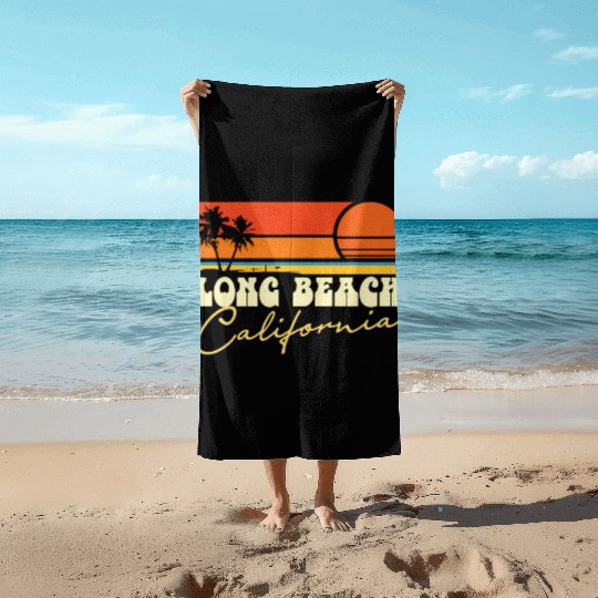 Long Beach California Beach Towels