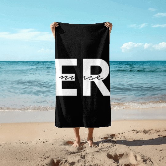 Emergency Room Er Nurse Registered Nurse Beach Towels