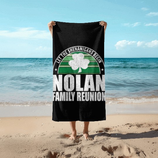 Nolan Family Reunion Irish Beach Towels