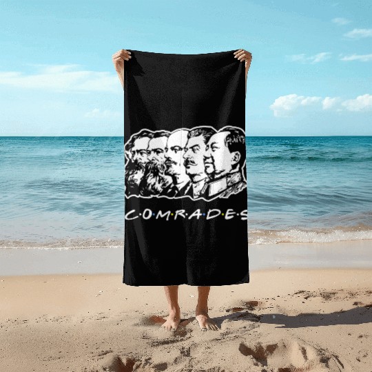 Communist Comrades Friends Beach Towels