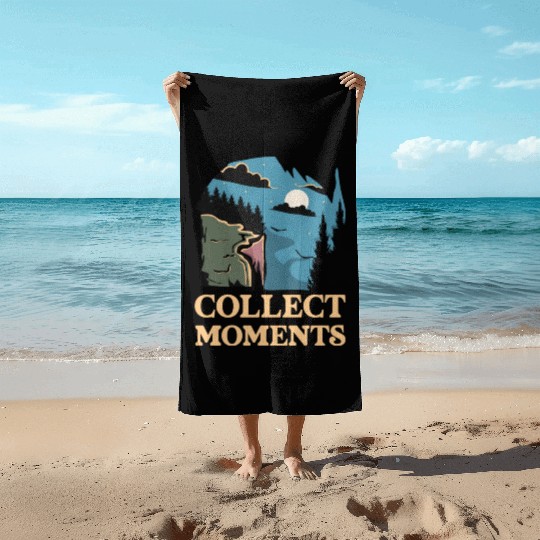 Collect Moments Nature Night Sky Beach Towels