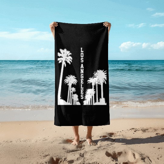 Los Angeles La California Beach Towels