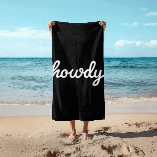 67858 Howdy Beach Towels