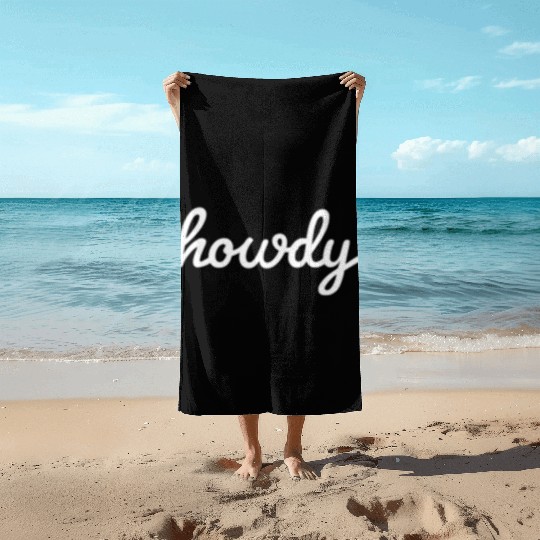 67858 Howdy Beach Towels