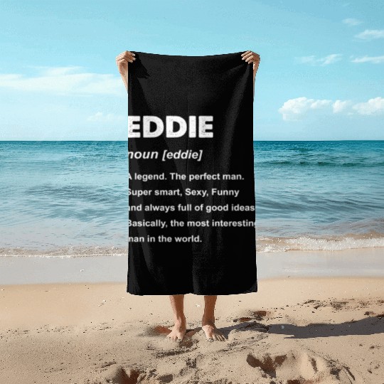 Eddie Name Beach Towels