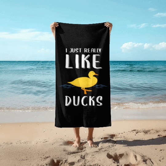 Duck For Duck Hunting Bird Beach Towels