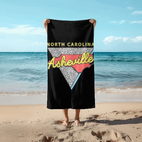 Asheville North Carolina Triangle Nc City Beach Towels