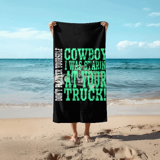 Cory For Dont Flatter Yourself Cow Beach Towels