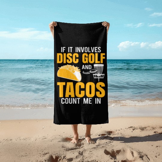Disc Golf Tacos Beach Towels