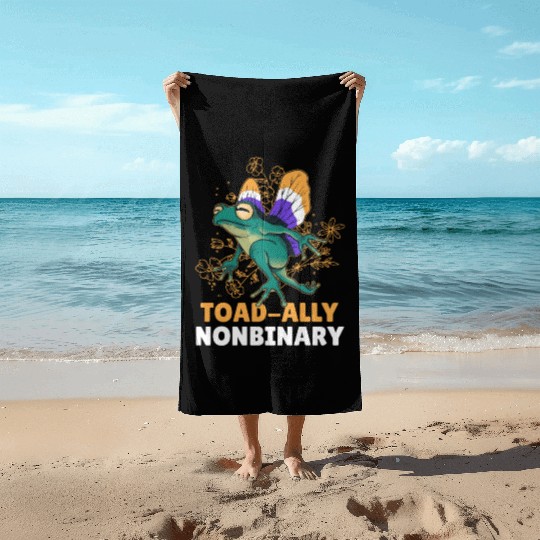 Toad-Ally Nonbinary Beach Towels