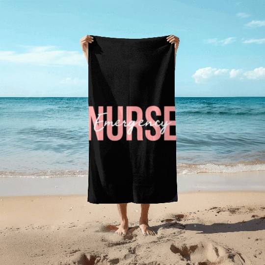 Er Nurse Emergency Room Nurse Registered Nurse Beach Towels