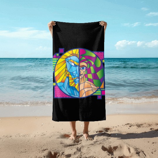 Zeus Son Beach Towels