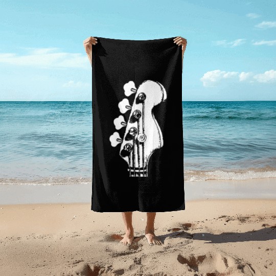 Guitar Classic Rock & Roll Guitar Lover Guitar Beach Towels