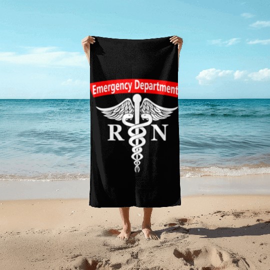Emergency Department Nursing Er Registered Nurse Beach Towels