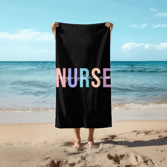 Registered Nurse Rn Emergency Room Nurse Beach Towels