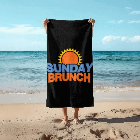 Sunday Brunch Beach Towels