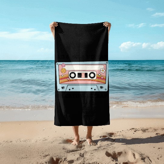 Sad Songs Mixtape, For Crying Therapy Beach Towels