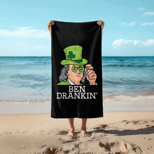 Ben Drankin Saint Paddys St Patric Day Beach Towels