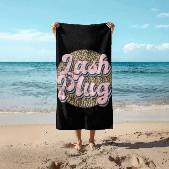 Lash Plug Lash Tech Lash Leopard Lash Beach Towels